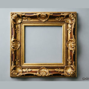 Golden Wooden Frame
