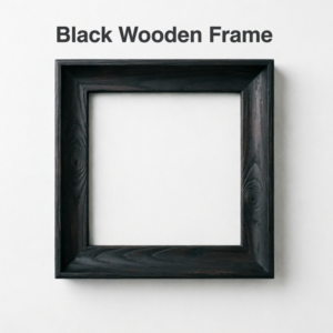 Black Wooden Frame