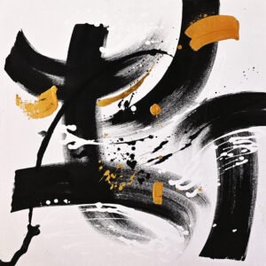 Black & Gold Harmony Art