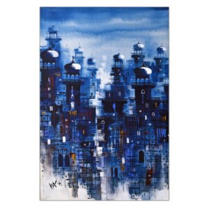 Crimson Forest Canvas